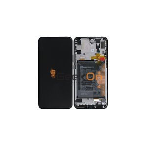 Γνήσια Οθόνη LCD και Μηχανισμός Αφής με Πλαίσιο και Μπαταρία για Huawei P Smart Z / Y9 Prime 02352RRF Μαύρο (Service Pack)