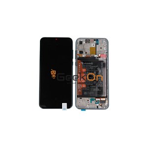 Γνήσια Οθόνη LCD και Μηχανισμός Αφής με Πλαίσιο και Μπαταρία για Huawei Y8p 2020 / P Smart S  02353PNU Breathing Crystal (Service Pack)