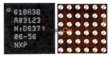 Τσιπ φόρτισης USB Charging IC iPhone 7/7 Plus 610A3B