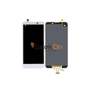 Οθόνη LCD και Μηχανισμός Αφης Για LG X Screen K500 Λευκό