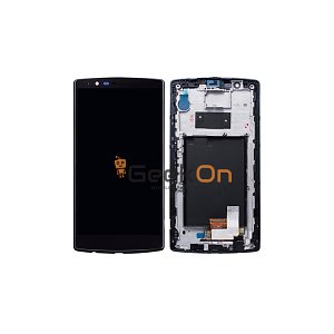 Οθόνη LCD και Μηχανισμός Αφης Με Πλαίσιο Για LG H815 G4 Μαύρο