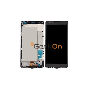 Οθόνη LCD και Μηχανισμός Αφης Με Πλαίσιο Για LG K220 X Power Μαύρο