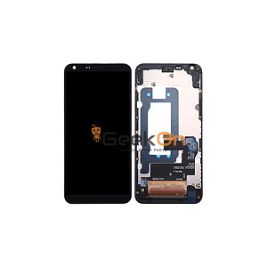 Οθόνη LCD και Μηχανισμός Αφης Με Πλαίσιο Για LG Q6 M700 / Q6 Prime M700Y Μαύρο