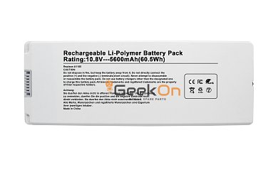 Συμβατή Μπαταρία A1185 Για Apple Macbook 13" (2008) A1181 5600mAh