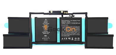 Συμβατή Μπαταρία A1820 Για Apple Macbook Pro 15"  (2016-2017) A1707 6667mAh