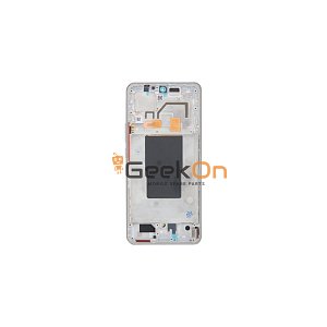 Οθόνη LCD και Μηχανισμός Αφής με Πλαίσιο για Xiaomi 12T / 12T Pro Ασημί