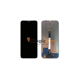 Οθόνη LCD και Μηχανισμός Αφής για Xiaomi Redmi 15C 4G / Poco C85 4G EU Version Big Glass-Small Flex Μαύρο