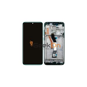 Γνήσια Οθόνη LCD και Μηχανισμός Αφής με Πλαίσιο για Xiaomi Redmi Note 8 Pro 56000400G700 Πράσινο (Service Pack)