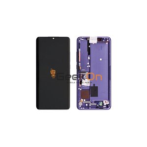 Γνήσια Οθόνη LCD και Μηχανισμός Αφής με Πλαίσιο για Xiaomi Mi Note 10 Lite  5600020F4L00 Purple (Service Pack)