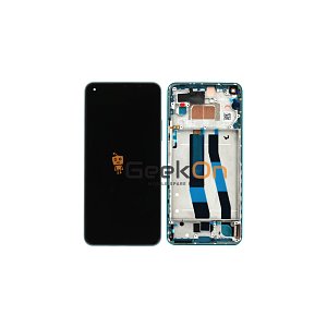 Γνήσια Οθόνη LCD και Μηχανισμός Αφής με Πλαίσιο για Xiaomi Mi 11 Lite 5G 56000K00K900 Μαύρο (Service Pack)
