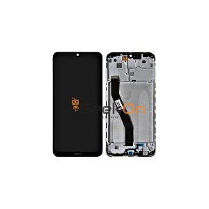 Γνήσια Οθόνη LCD και Μηχανισμός Αφής με Πλαίσιο για Xiaomi Redmi 8 5600040C3I00 Μαύρο (Service Pack)