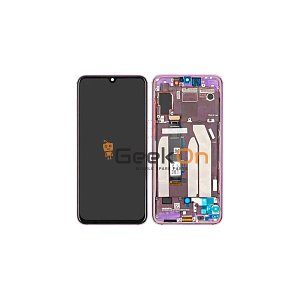 Γνήσια Οθόνη LCD και Μηχανισμός Αφής με Πλαίσιο για Xiaomi Mi 9 SE 5612100040B6 Μωβ (Service Pack)