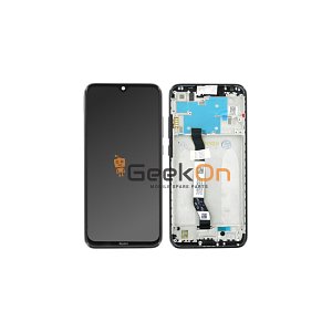 Γνήσια Οθόνη LCD και Μηχανισμός Αφής με Πλαίσιο για Xiaomi Redmi Note 8 5600050C3J00 Μαύρο (Service Pack)