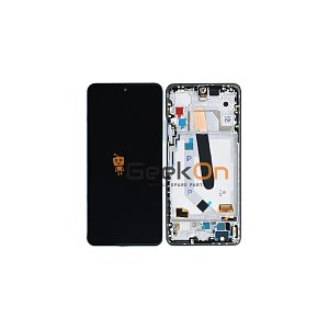 Γνήσια Οθόνη LCD και Μηχανισμός Αφής με Πλαίσιο για Xiaomi Poco F3 560004K11A00 Μπλε (Service Pack)