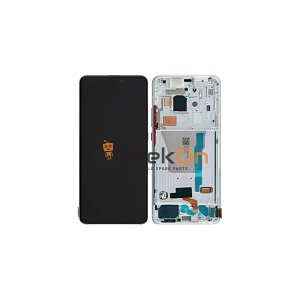 Γνήσια Οθόνη LCD και Μηχανισμός Αφής με Πλαίσιο για Xiaomi Poco F2 Pro 56000E0J1100 Λευκό (Service Pack)