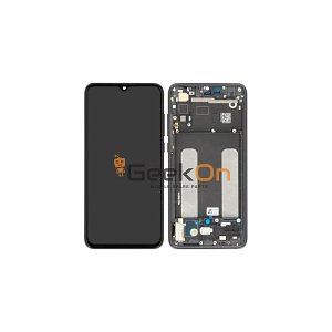 Γνήσια Οθόνη LCD και Μηχανισμός Αφής με Πλαίσιο για Xiaomi Mi 9 Lite 560610118033 Tarnish Black (Service Pack)