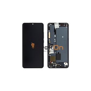 Γνήσια Οθόνη LCD και Μηχανισμός Αφής με Πλαίσιο για Xiaomi Mi Note 10 / 10 Pro 56000300F400 Μαύρο (Service Pack)