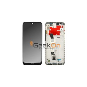 Γνήσια Οθόνη LCD και Μηχανισμός Αφής με Πλαίσιο για Xiaomi Redmi Note 8T 5600020C3X00 Λευκό (Service Pack)