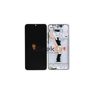 Γνήσια Οθόνη LCD και Μηχανισμός Αφής με Πλαίσιο για Xiaomi Redmi Note 8 Pro 56000500G700 Tarnish Black (Service Pack)