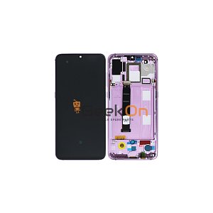 Γνήσια Οθόνη LCD και Μηχανισμός Αφής Με Πλαίσιο για Xiaomi Mi 9 M1902F1G 561210003033 Lavender Violet (Service Pack)