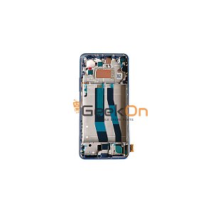 Γνήσια Οθόνη LCD και Μηχανισμός Αφής Με Πλαίσιο για Xiaomi Mi 11 Lite 5G NE 5600050K9D00 Μπλε (Service Pack)