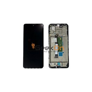 Γνήσια Οθόνη LCD και Μηχανισμός Αφής με Πλαίσιο για Xiaomi Poco X4 GT 5G 2022 5600010L1600 Μαύρο (Service Pack)