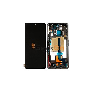 Γνήσια Οθόνη LCD και Μηχανισμός Αφής με Πλαίσιο για Xiaomi Poco F4 GT 5G 2022 5600090L1000 Μαύρο (Service Pack)