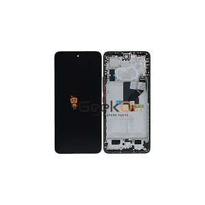 Γνήσια Οθόνη LCD και Μηχανισμός Αφής με Πλαίσιο για Xiaomi 12 Lite 5G 56000300L900 Μαύρο (Service Pack)