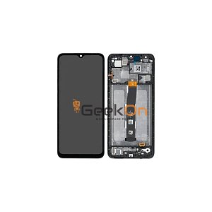 Γνήσια Οθόνη LCD και Μηχανισμός Αφής Με Πλαίσιο για Xiaomi Redmi 12C 22120RN86G 5600010C3T00 Graphite Gray (Service Pack)