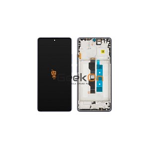 Γνήσια Οθόνη LCD Και Μηχανισμός Αφής Με Πλαίσιο για Xiaomi Redmi Note 13 Pro 4G / Poco M6 Pro 4G 5600020N6P00 Purple (Service Pack)