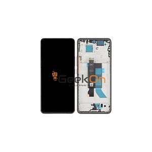 Γνήσια Οθόνη LCD και Μηχανισμός Αφής Με Πλαίσιο για Xiaomi Redmi Note 14 Pro 5G 56002400O1600 Purple (Service Pack)