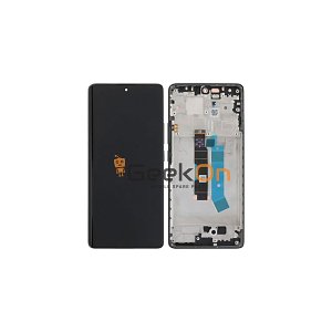 Γνήσια Οθόνη LCD και Μηχανισμός Αφής Με Πλαίσιο για Xiaomi Redmi Note 14 Pro 4G 560003000O600 Black (Service Pack)