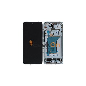 Γνήσια Οθόνη LCD και Μηχανισμός Αφής με Πλαίσιο για Xiaomi 14 5G 56000600N300 Green (Service Pack)