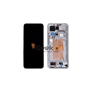 Γνήσια Οθόνη LCD και Μηχανισμός Αφής με Πλαίσιο για Xiaomi 15 5G 560062000O300 White (Service Pack)