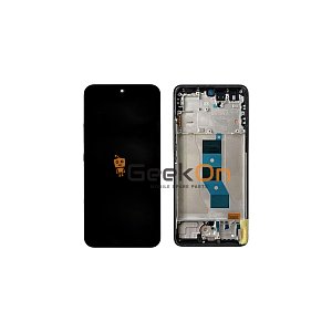 Γνήσια Οθόνη LCD και Μηχανισμός Αφής με Πλαίσιο για Xiaomi Poco M7 Pro 5G 5600060O17P00 Green (Service Pack)