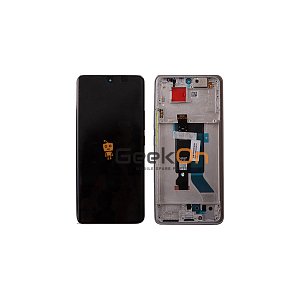 Γνήσια Οθόνη LCD και Μηχανισμός Αφής με Πλαίσιο για Xiaomi Poco X7 5G 5600030O16P00 Silver (Service Pack)