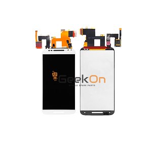 Οθόνη LCD και Μηχανισμός Αφης Για Motorola Moto X Style XT1572 / XT1575 Λευκό