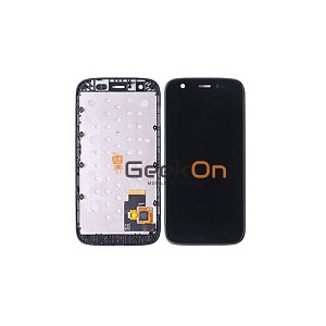 Οθόνη LCD και Μηχανισμός Αφης Με Πλαίσιο Για Motorola Moto G XT1032 Μαύρο