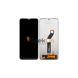 Οθόνη με Μηχανισμό Αφής / LCD with Touch Screen για Motorola G8 Power Lite Μαύρο