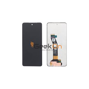 Οθόνη LCD και Μηχανισμός Αφης Για Motorola Moto G04 / G04s / E14 Black