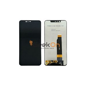 Οθόνη LCD με Μηχανισμό Αφής για Nokia 5.1 Plus (Μαύρο)