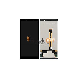 Οθόνη LCD με Μηχανισμό Αφής για Nokia 7 Plus (Μαύρο)