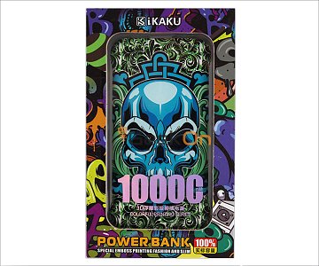 Power Bank IKAKU 10000mah Skull
