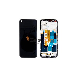 Γνήσια Οθόνη LCD Και Μηχανισμός Αφής Με Πλαίσιο για Realme 9 Pro Μαύρο 4130050 (Service Pack)