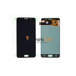 Γνήσια Οθόνη LCD και Μηχανισμός Αφής για Samsung Galaxy A5 2016 A510 GH97-18250B Μαύρο (Service Pack)