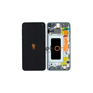 Γνήσια Οθόνη LCD και Μηχανισμός Αφής Με Πλαίσιο για Samsung Galaxy S10e G970F GH82-18852E Prism Green (Service Pack)