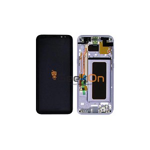 Γνήσια Οθόνη LCD Και Μηχανισμός Αφής με Πλαίσιο για Samsung Galaxy S8 Plus G955 GH97-20470C Βιολετί (Service Pack)