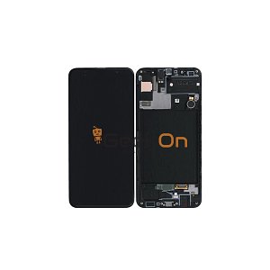 Γνήσια Οθόνη LCD και Μηχανισμός Αφής Με Πλαίσιο για Samsung Galaxy A30s A307F GH82-21190A Μαύρο (Service Pack)