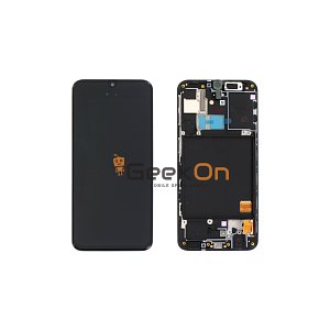Γνήσια Οθόνη LCD και Μηχανισμός Αφής με Πλαίσιο για Samsung Galaxy A40 A405F GH82-19672A Μαύρο (Service Pack)