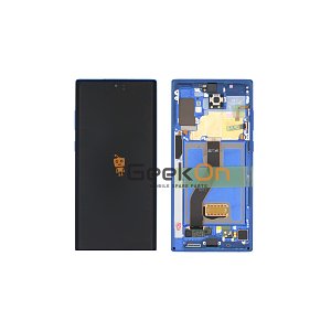 Γνήσια Οθόνη LCD Και Μηχανισμός Αφής Με Πλαίσιο για Samsung Galaxy Note 10 Plus N975 GH82-20838D Aura Blue (Service Pack)